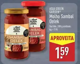 ALDI Asia green garden - molho sambal promoção