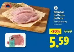 Lidl Bifinhos da perna de peru promoção