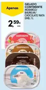 Continente Continente - gelado promoção