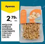 Continente Continente - miolo de ameijoa dourada promoção