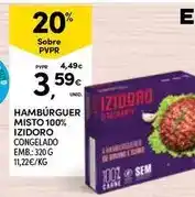 Continente Izidoro - hamburguer misto 100% promoção
