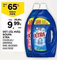Continente X-tra - det. líq. mãq. roupa promoção