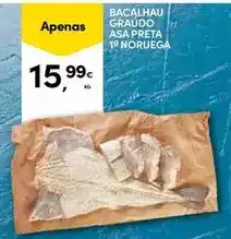 Continente Bacalhau graudo asa preta promoção