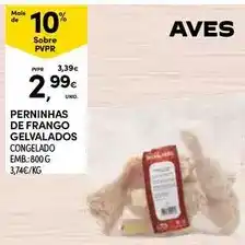 Continente Perninhas de frango gelvalados promoção
