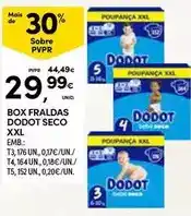 Continente Dodot - box fraldas promoção
