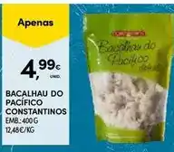 Continente Bacalhau do pacífico promoção