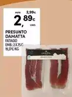 Continente Damatta - presunto promoção