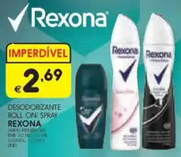 Meu Super Desodorizante roll on spray rexona promoção