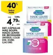 Continente Det. capsulas màq. roupa magic leaves promoção