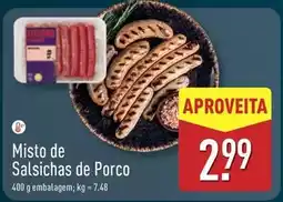 ALDI Izidoro - misto de salsichas de porco promoção