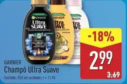 ALDI Garnier - champo ultra suave promoção