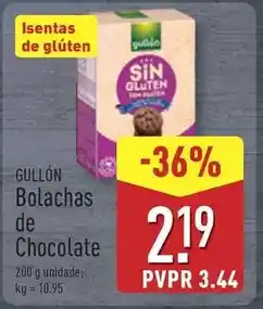 ALDI Guillón - bolachas de chocolate promoção