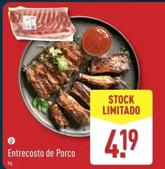 ALDI Entrecosto de porco promoção