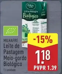 ALDI Milhafre - leite de pastagem promoção