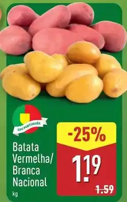 ALDI Nacional - batata vermelha/banca promoção