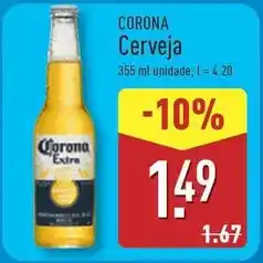 ALDI Corona - cerveja promoção