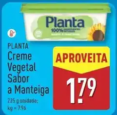 ALDI Planta - creme vegetal sabor a manteiga promoção