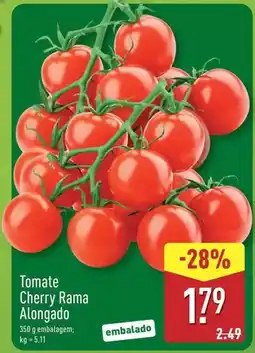 ALDI Tomate cherry rama allongado promoção