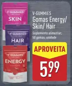 ALDI Gomas energy/skin/hair promoção