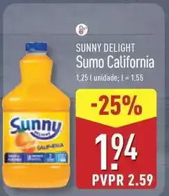 ALDI Sunny - delight sumo california promoção