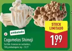 ALDI Cogumelos shimeji promoção