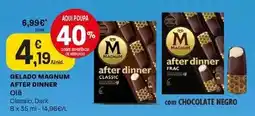 Intermarché Magnum - gelado after dinner promoção
