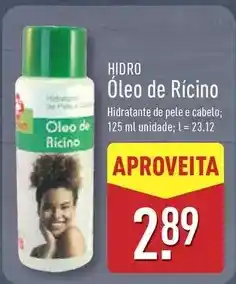 ALDI Hidro - oleo de ricino promoção