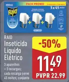 ALDI Raid - inseticida liquido elétrico promoção