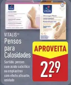 ALDI Vitalis - pensos para calosidades promoção
