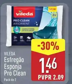 ALDI Vileda - esfregao esponja pro clean promoção