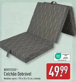 ALDI Colchao dobravel promoção