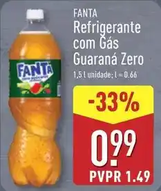 ALDI Fanta - refrigerante com gás promoção