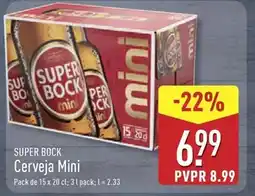 ALDI Super bock - cerveja mini promoção
