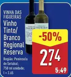 ALDI Vinha das figueiras vinho tinto promoção