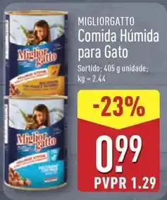 ALDI Comida humida para gato promoção