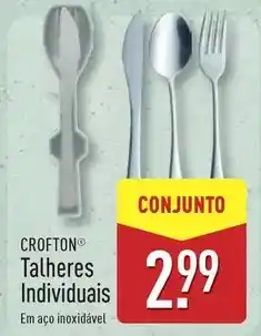 ALDI Talheres individuais promoção
