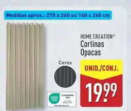 ALDI Home creation - cortinas opacas promoção