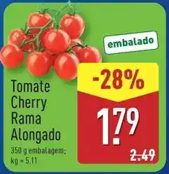 ALDI Tomate cherry rama alongado promoção