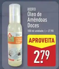 ALDI Hidro - amêndoas doces promoção