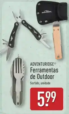 ALDI Ferramentas de outdoor promoção