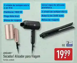 ALDI Secador/ alisador para viagem promoção