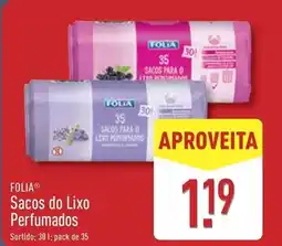 ALDI Folia - sacos do lixo perfumados promoção