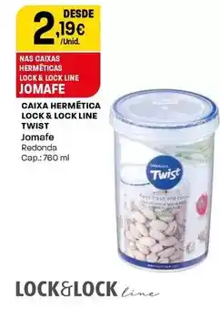 Intermarché Jomafe - caixa hermetica lock & lock line twist promoção