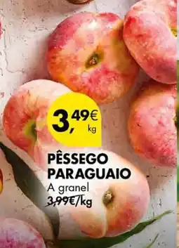 Pingo Doce Pêssego paraguaio promoção