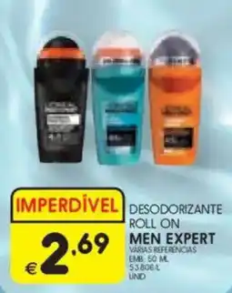 Meu Super Desodorizante roll on men expert promoção