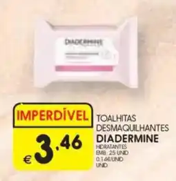 Meu Super Toalhitas desmaquilhantes diadermine promoção
