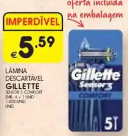 Meu Super Lamina descartável gillette promoção