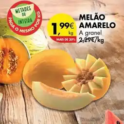 Pingo Doce Melão amarelo promoção