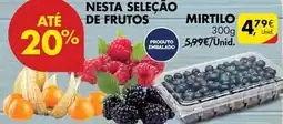 Pingo Doce Mirtilo promoção