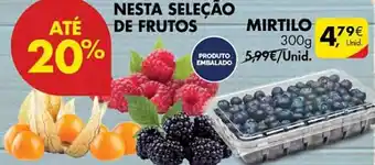 Pingo Doce Mirtilo promoção